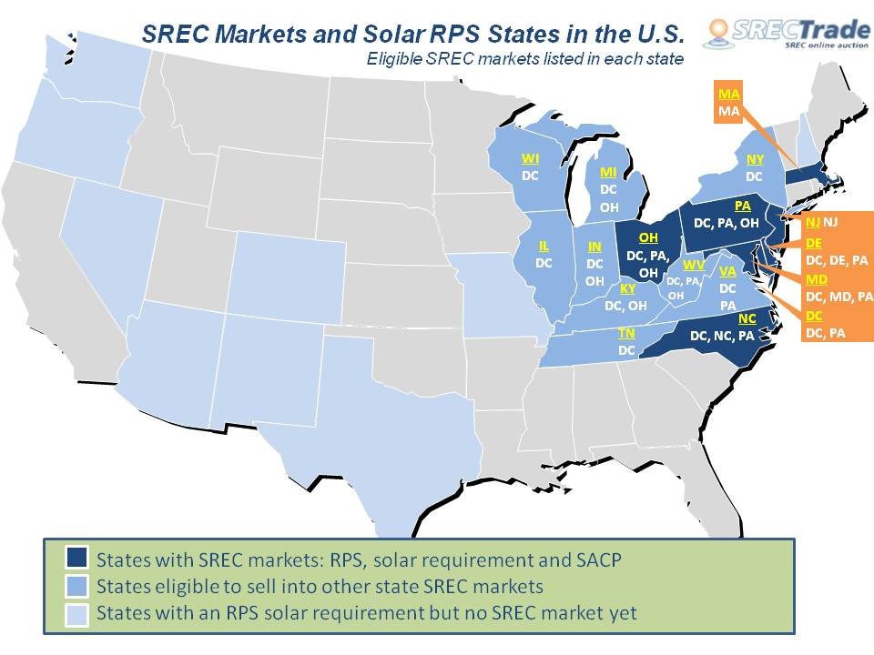 SRECTrade State SREC Markets « SRECTrade Blog